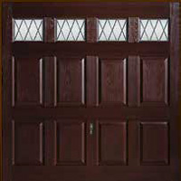 Hormann Series 2000 GRP up and over garage doors Style 2042 Windermere with windows